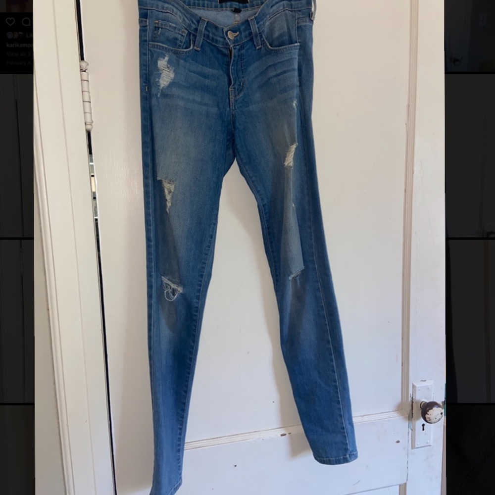 Flying Monkey ripped blue skinny jeans size 27